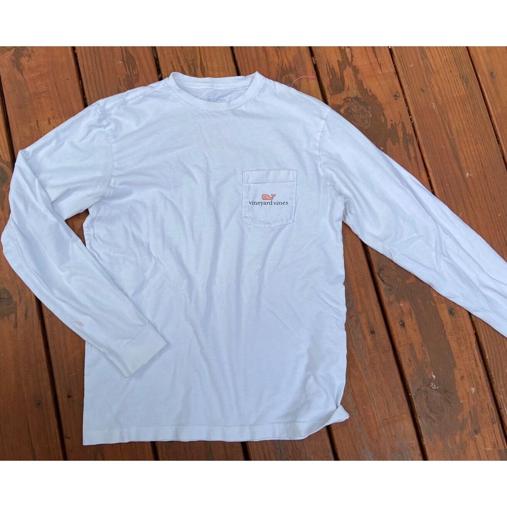 Vineyard Vines Long Sleeve White T-shirt XS